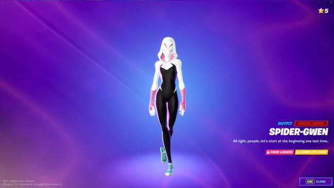 Spider Gwen In Fortnite How To Get The Gwen Stacy Outfit Meristation Usa 