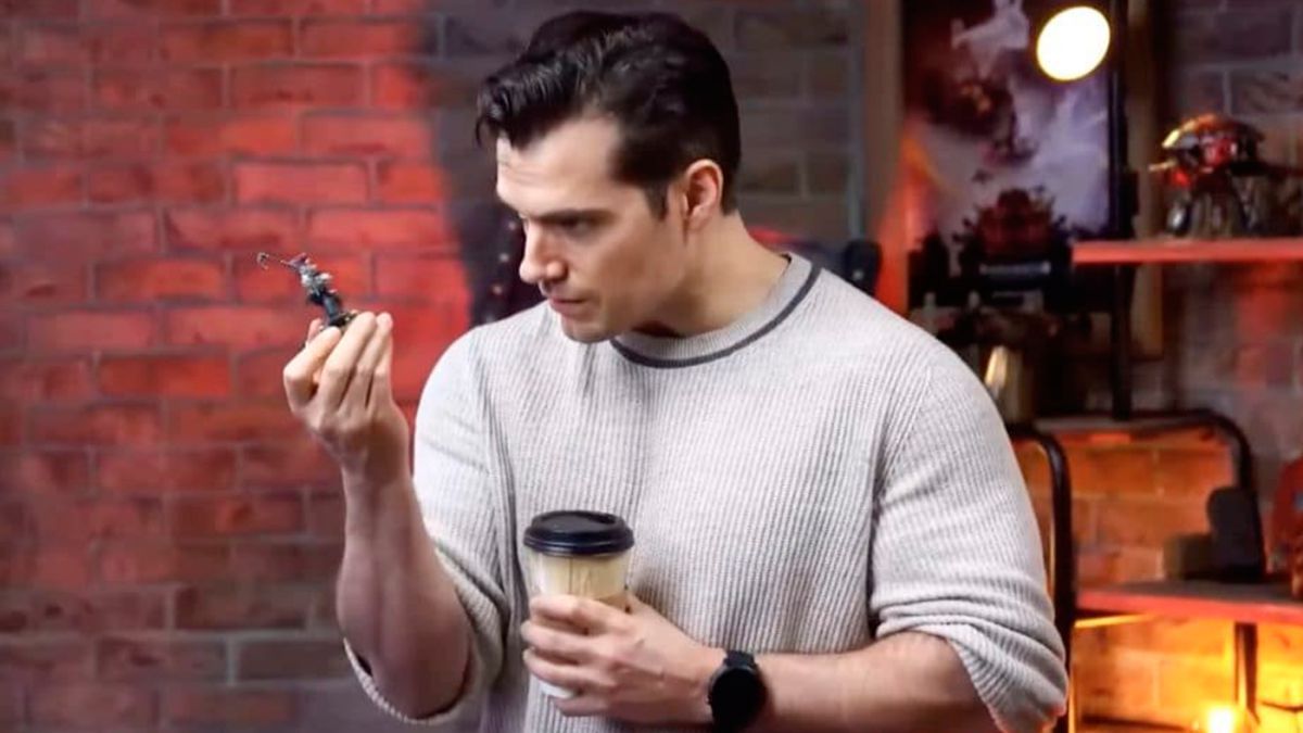 Henry Cavill boasts of his Warhammer collection and reveals how many hours he spends playing video games