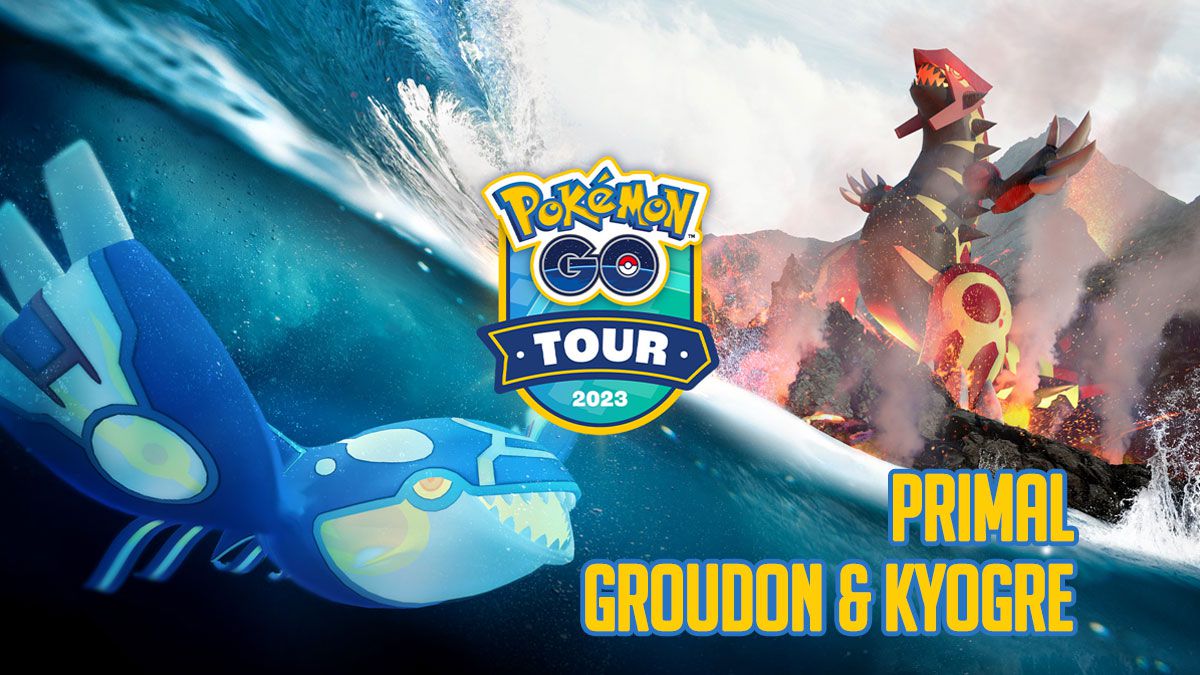 Primal Groudon and Kyogre and Shiny Jirachi at Pokémon GO Tour Las