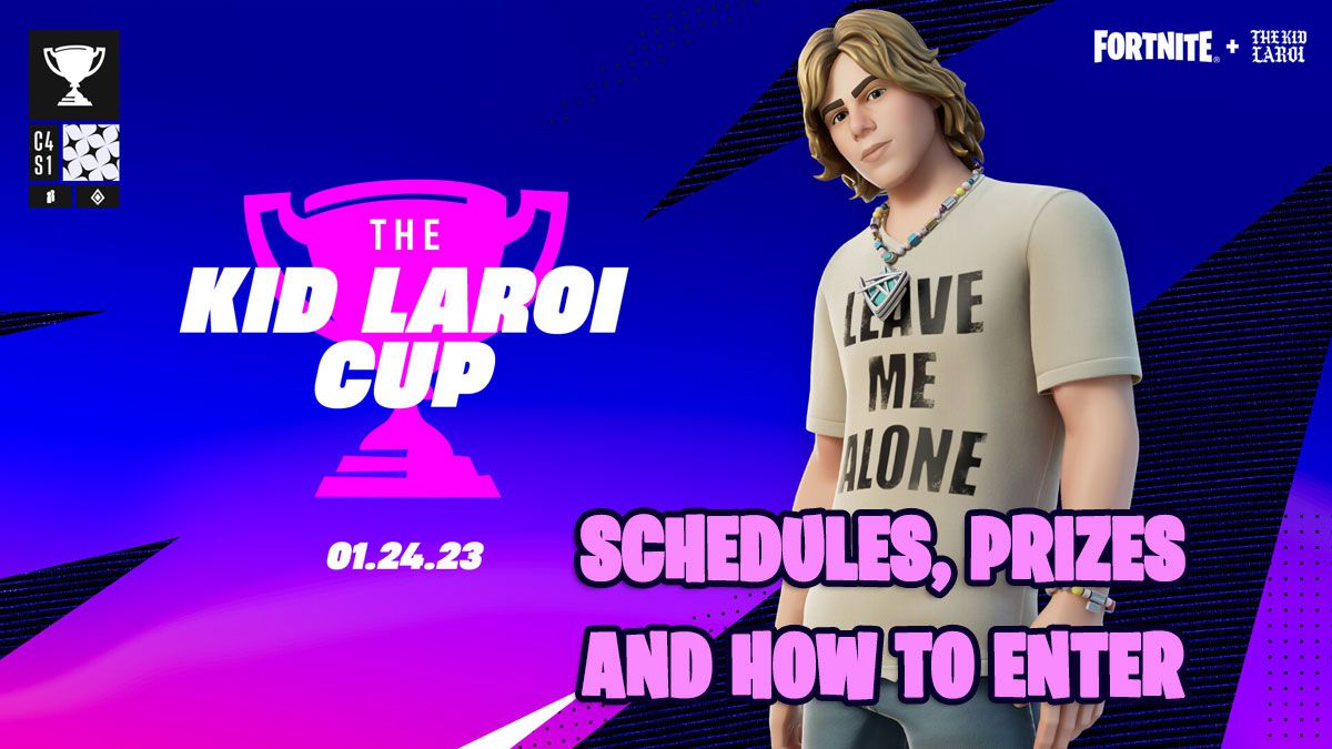 The Kid Laroi Cup in Fortnite: dates, times and how to participate to get free outfits