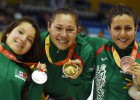 Tres mexicanas en el podio en 100 metros libres de natación