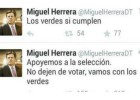 El Piojo Herrera y 30 más, exonerados por 'tuits verdes'