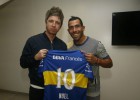 Noel Gallagher visitó a Carlos Tevez en la bombonera