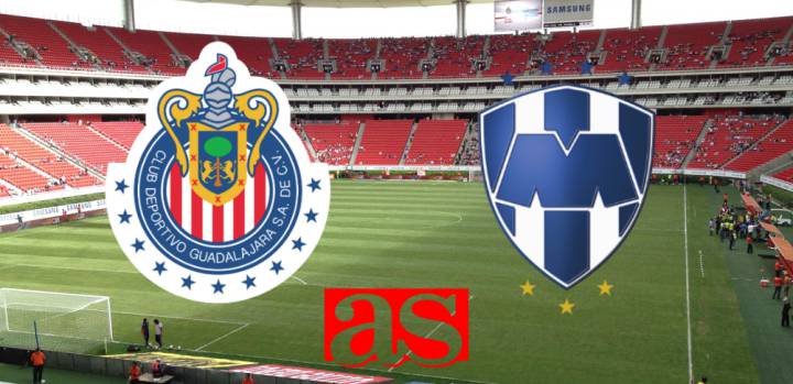 Chivas vs Monterrey en vivo y online, Jornada 2 del Apertura de la Liga MX; hoy sábado 23/07/2016 a las 21 horas, desde el Estadio Chivas, en AS