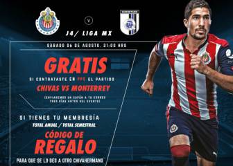 Chivas TV ofrece gratis partido contra Gallos Blancos