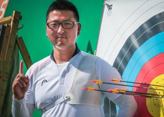 Kim Woojin rompe récord olímpico en tiro con arco