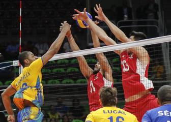 México compite pero cae en el Voleibol de Sala ante Brasil