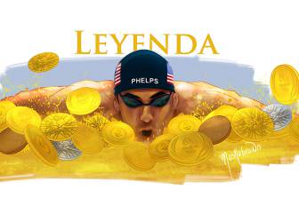 Michael Phelps, una leyenda que nada en medallas de oro