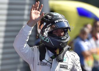 Pole de Rosberg; 'Checo' saldrá en 6° y Esteban en 18°