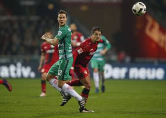 Chicharito y el Bayer Leverkusen caen frente al Werder Bremen