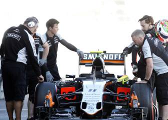 El color durante la calificación del GP de México