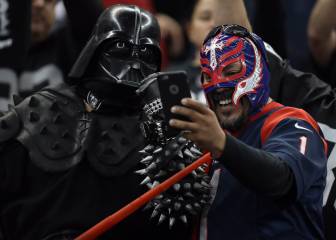 El color de la afición de la NFL en en el Estadio Azteca