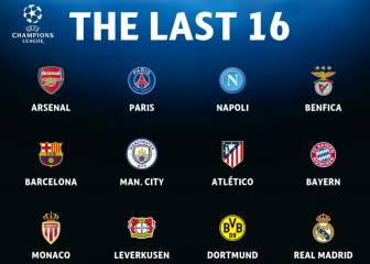 Así quedaron los bombos para los Octavos de Champions