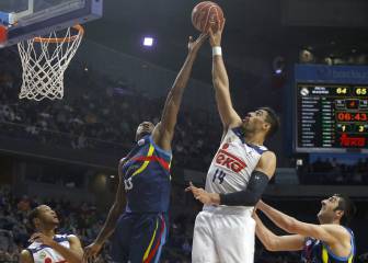 Llull y un brillante Ayón salvan al Madrid ante un duro Andorra