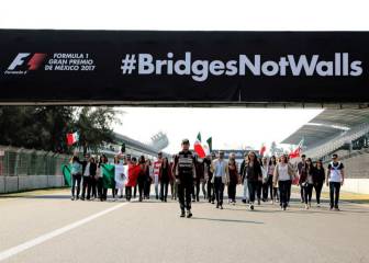 Serigo Pérez y el GP de México lanzan campaña contra el muro