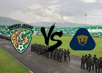 Jaguares de Chiapas vs Pumas(0-3): Resumen del partido y goles
