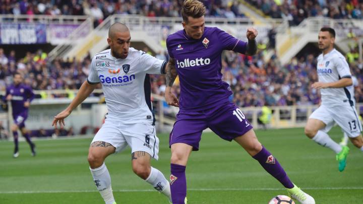 Fiorentina cae ante el Empoli. Salcedo sigue borrado