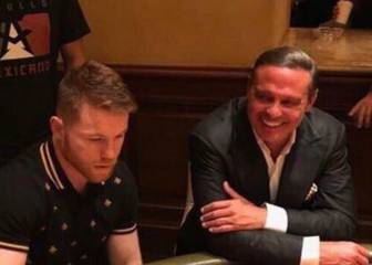 Luis Miguel se divierte en Las Vegas con el 'Canelo'