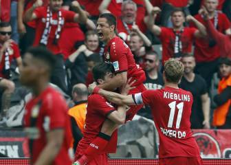 Chicharito rompió la sequía... gol y triunfo con el Leverkusen