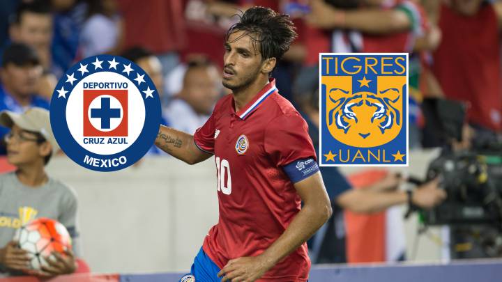 Tigres y Cruz Azul se pelearían el fichaje de Bryan Ruíz