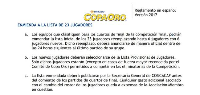 Lo que menciona el reglamento al respecto