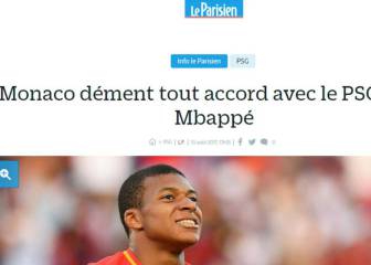 Le Parisien: el Mónaco niega el acuerdo con el PSG por Mbappé