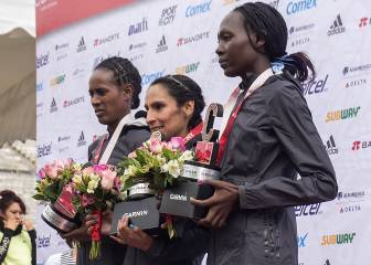 Peruana gana el maratón de la Ciudad de México