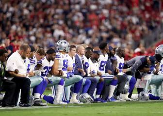 Así protestaron los Cowboys contra Donald Trump