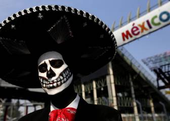 El día de muertos se vivió previo al Gran Premio de México