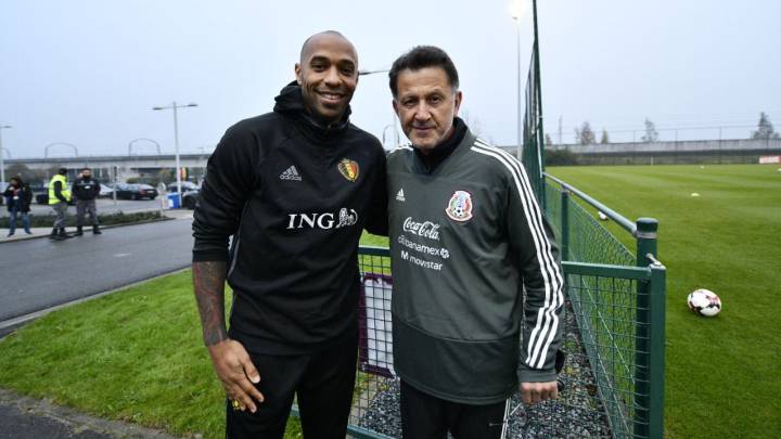 Thierry Henry visitó a la Selección Mexicana