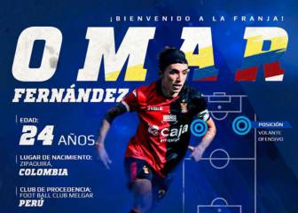 Omar Fernández, nuevo refuerzo del Puebla