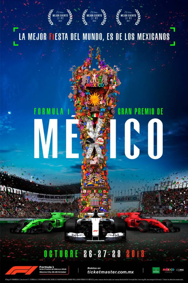 Dan a conocer fechas y cartel del Gran Premio de M xico de 