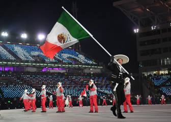 México fue la delegación 19 en desfilar en la ceremonia inaugural de PyeongChang 2018