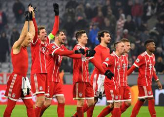 Bayern, con pie y medio en cuartos de Champions