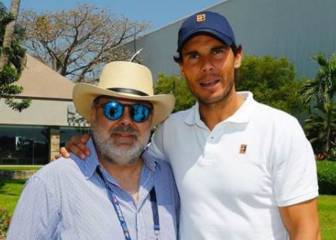 Rafel Nadal llegó a Acapulco para jugar el Abierto Mexicano