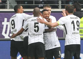 Sin Fabián y Salcedo, Eintracht llega a puestos de Champions