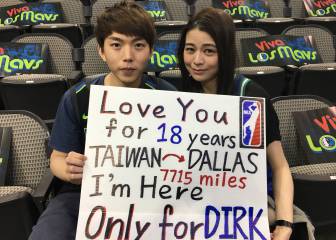 12,416 kilómetros desde Taiwán para ver a Dirk Nowitzki