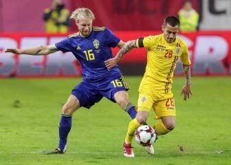 Rumania - Suecia (1-0): Resumen del partido y goles