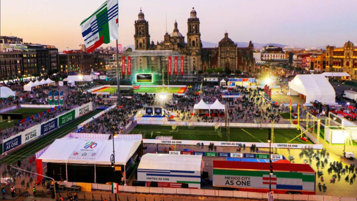 Así se vería el Zócalo durante el Mundial de 2026 - AS México
