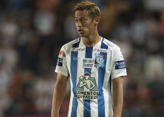 Keisuke Honda, con los minutos contados en Pachuca
