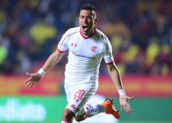 Fernando Uribe marca en empate de Toluca ante Morelia