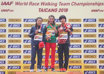 Alegna González consigue otro Oro en el Mundial de Marcha