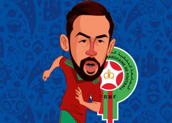 Mehdi Benatia, el escudo de la selección de Marruecos