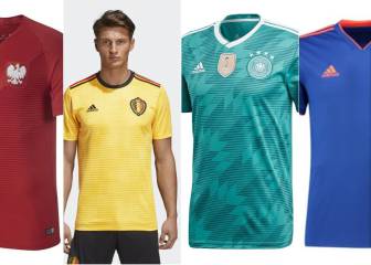 Las 32 camisetas de visitante de las selecciones en el Mundial
