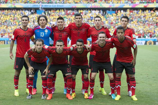 El 11 inicial de la Selección Mexicana que empató ante Brasil en 201
