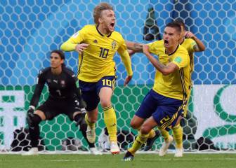 Así narraron en W Deportes el gol del triunfo de Suecia