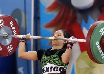 Andrea de la Herrán gana bronce en Halterofilia