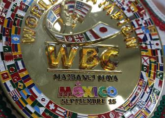 El cinturón de la Canelo-GGG visitó la redacción de AS