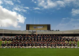 El equipo de fútbol americano Pumas CU se tomó la foto oficial
