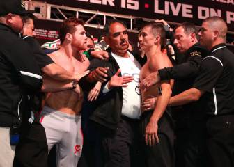 Canelo 'reventó' el pesaje: se fue por Golovkin sin pensarlo